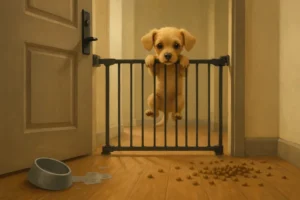 의정부 애견호텔 지지밍고 – 혼자 남은 강아지의 불안한 모습